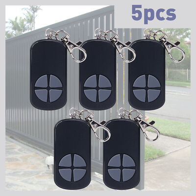 CO-Z 5Pcs 433.92 MHz Remote Control Wireless Backup Key for Sliding Gate Opener