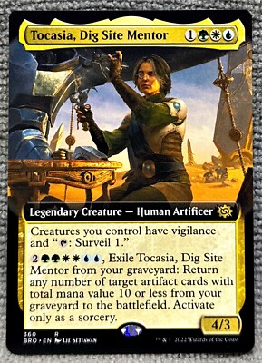 MTG Tocasia, Dig Site Mentor Borderless BRO:The Brothers' War 360 Regular  Rare