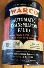 100% ORIGINAL ~ Vintage Warco Automatic Transmission Fluid Full! Pics!
