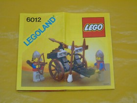 Lego #6012 1986 Castle Knights Siege Cart 100% Complete (M)