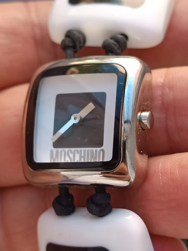 Moschino "I Love 70' " Ladies ceramic bracelet strap quartz watch - image 3 of 4