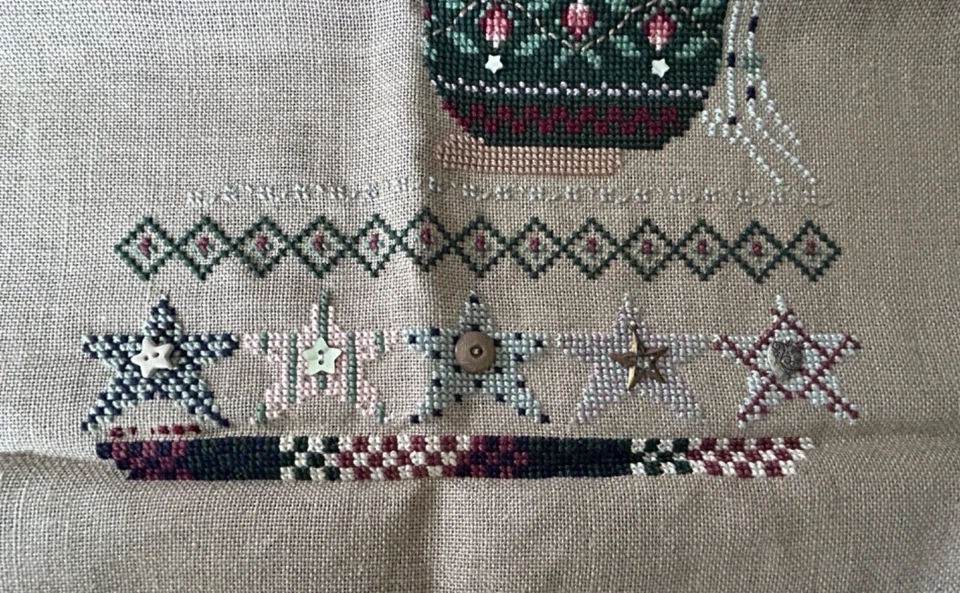 Shepherds Bush Sophies Stocking Christmas Cross Stitch Pattern & Project READ - Image 4 of 4