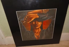 Framed digital illustration by Wayne Schwisow - Witch - Norwescon Art show