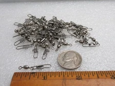 50 Size 8 American Swivel with Inter Lock Snaps Fishing Tackle Snap Connect