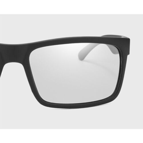 Occhiali da sole uomo quadrati fotocromatici miopi classici retrò outdoor nuovi - Foto 7 di 11