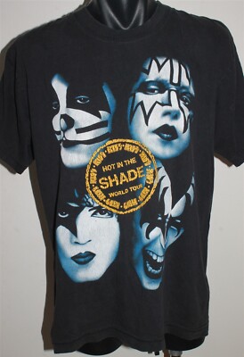 KISS Hot In The Shade World Tour T-Shirt Size Large Music Rock
