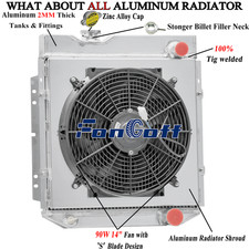 3 Row Radiator W Shroud Fan For 1965 1966 Ford Mustang V8 289 260 302 Engine 3 Row Radiator W Shroud Fan For 1965 1966 Ford Mustang V8 289 260 302 Engine
