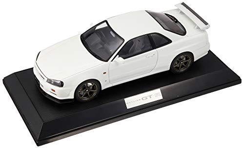HobbyJAPAN Nissan Skyline GT-R V Spec 1999 BNR34 White Resin Metal ABS Модель автомобиля