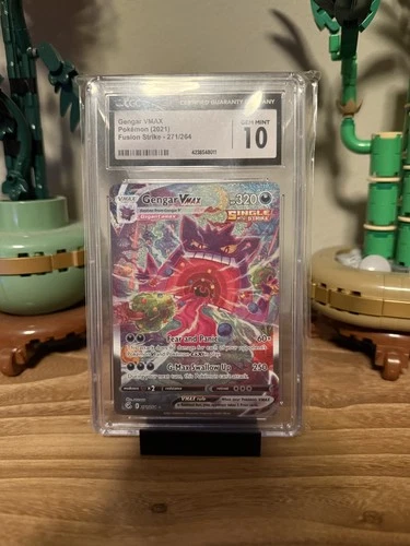 Pokemon Gengar VMAX (Alternate Art Secret) 271/264 Fusion Strike CGC 10 GEM MINT