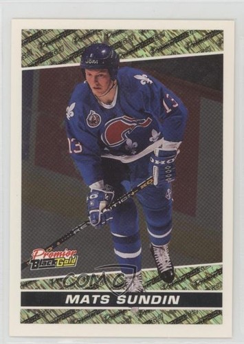 Mats Sundin #6 1993 O-Pee-Chee Premier Black Gold card