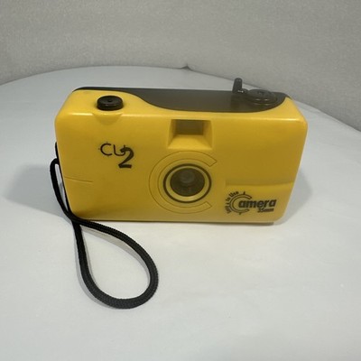 CU2 'Easy to Use' 35mm Film Camera Yellow Basic Design Plastic Case Wrist Strap
