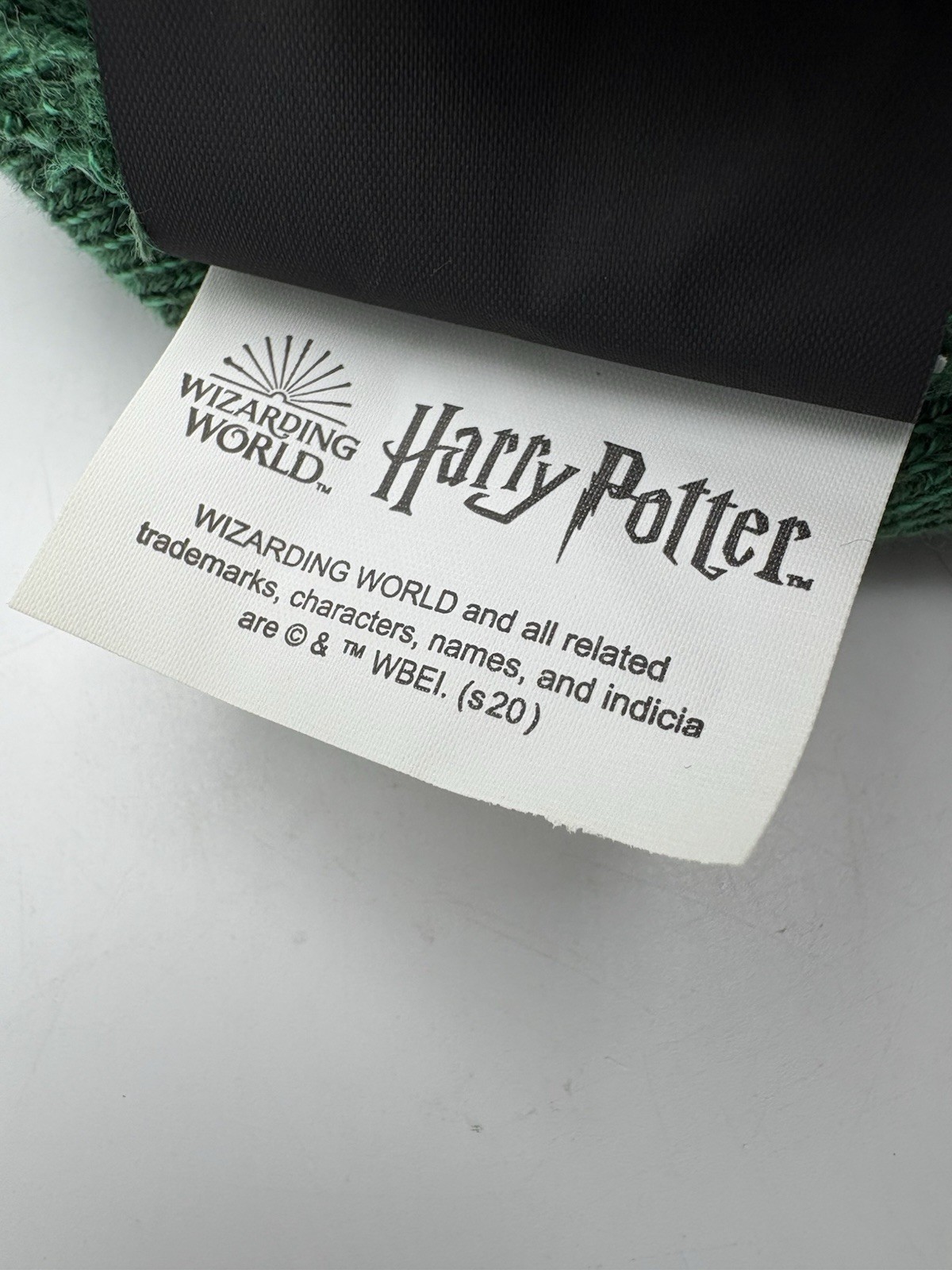 Yellow Brown Python Harry Potter Slytherin Beanie Green Striped Pom Pom Hat One Size Snake ...