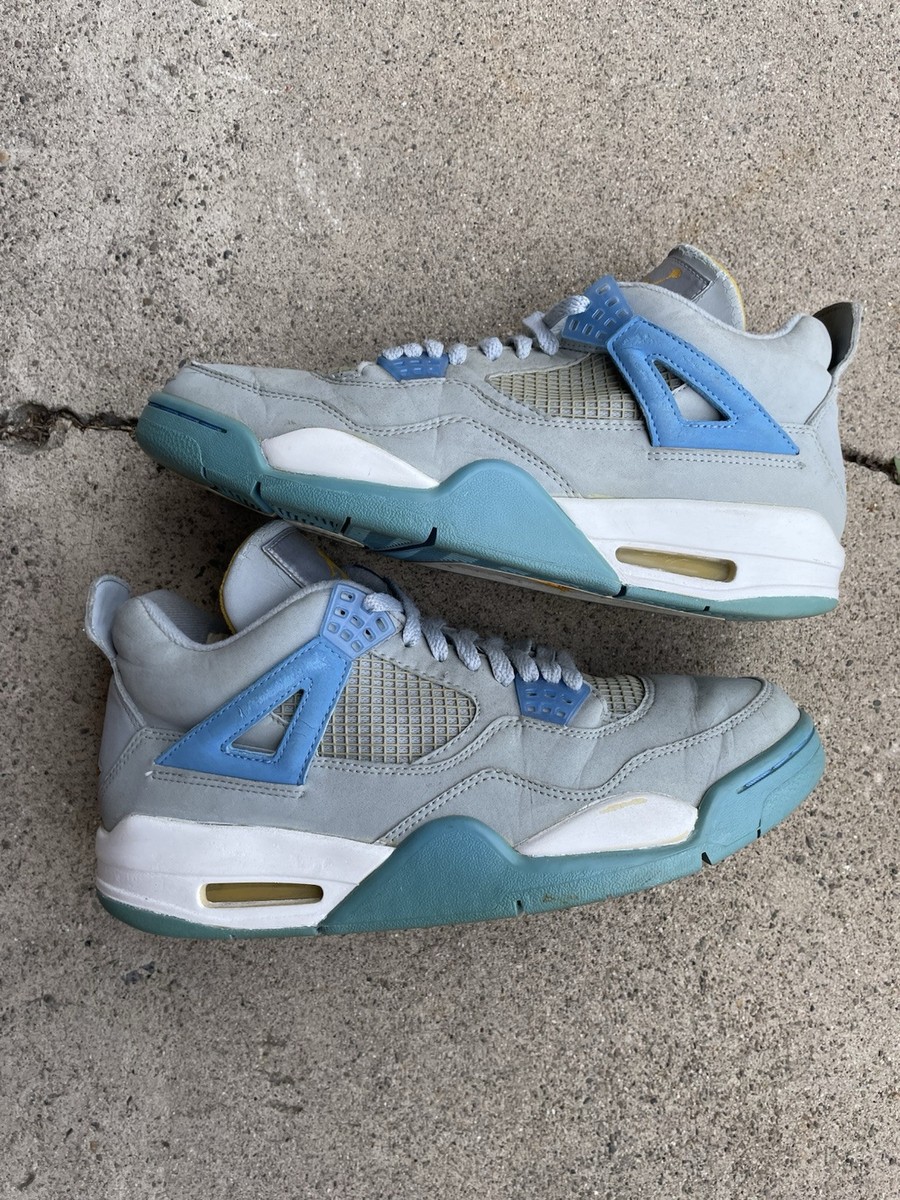 Size 9.5 - Air Jordan 4 Retro LS Mist Blue for sale online | eBay