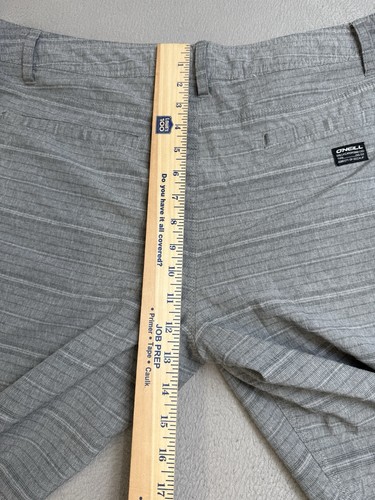 O’Neill Boardshorts Herren 36 Hybrid Chino Strand Skater Freizeit grau gestreift Golf - Bild 9 von 12