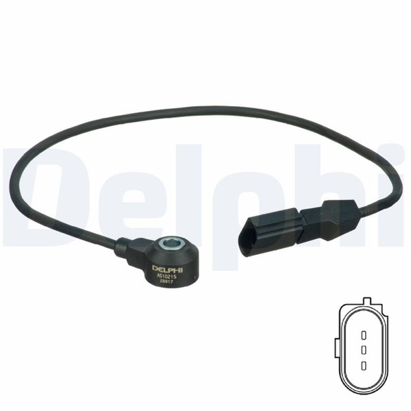Delphi Klopfsensor AS10215 FüR Audi Seat Skoda VW C6 4F5 4B2 A4 3B6 C5 A6 Exeo 1-image