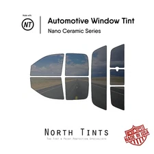 Nano Ceramic PreCut Window Tint Film for Dodge Ram 2002-2008 4 Dr Quad Cab