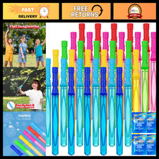 36 Pack Big Bubble Wands - 14.6  Bubble Blower for Kids, Party Favors, Outdoor F