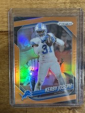2025 Panini Prizm - Kerby Joseph #41 Orange Prizm /249