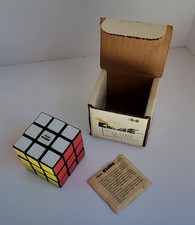VTG. 1980 Rubik's Cube Puzzle in Original Box, NEW  Unused