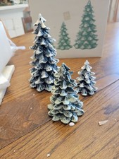 Department 56 Village Evergreen Trees Cold Ca...