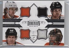 2013-14 Dominion Quad Jerseys 19/50 Claude Giroux Steve Downie Kimmo Timonen 2u9