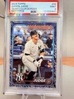 Aaron Judge 2024 Topps Team Color Border SP PSA 9 Yankees Variation
