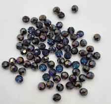 24pc Swarovski Crystal Purple Heliotrope 4mm Faceted Round 5000 Beads