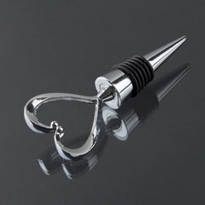 Zinc Alloy Heart-Shaped Wine Bottle Stopper Zinc Alloy Wine Stoper