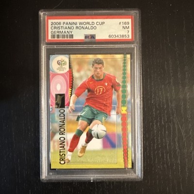 2006 Panini FIFA World Cup Germany - Cristiano Ronaldo #169 PSA 7