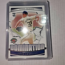 2025 PANINI PROSPECT EDITION BLUE DOMINATION #2 JACOB MISIOROWSKI RC -BREWERS