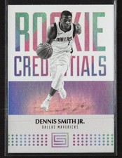 Dennis Smith Jr. 2017-18 Panini Status #32 Rookie Credentials Dallas Mavericks