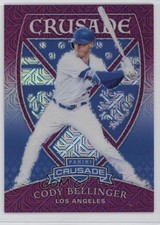 2018 Panini Chronicles Crusade Purple Mojo Prizm 34/99 Cody Bellinger #21 03xg