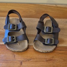 Old Navy Brown Infant Sandals - Sz.6-12 Mo.