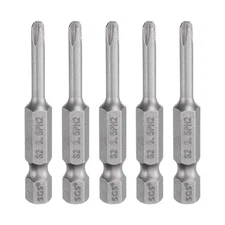 5pcs Magnetic Phillips Screwdriver Bit PH2 1/4" Hex Shank 50mm Long 3.5mm Rod
