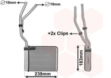 Wärmetauscher Innenraumheizung *** IR PLUS *** VAN WEZEL 18006364 für VOLVO FORD