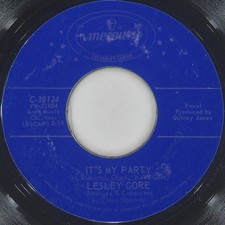 LESLEY GORE It'S My Party / She'S A Fool MERCURY C-30124 VG 45 Rock & Roll 7"