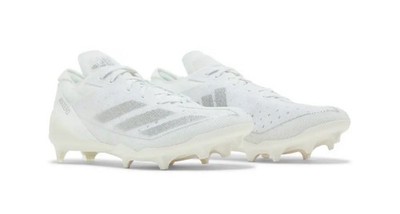 Adidas Adizero Electric White Silver Metallic IE4374 Football Cleats Men's 13