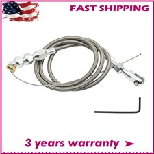 New Universal Throttle Cable Stainless Steel 24 For Ford And More Usa New Universal Throttle Cable Stainless Steel 24 For Ford And More Usa
