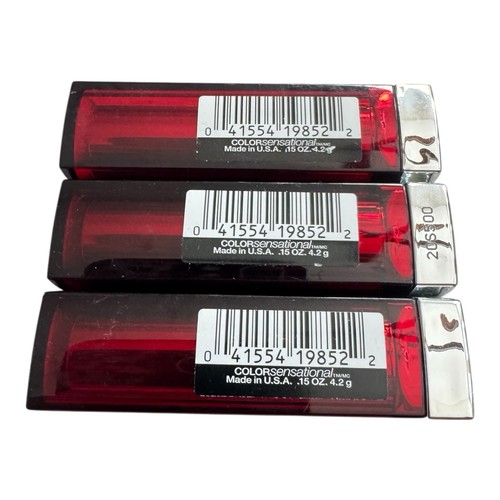 (3) Maybelline VERY CHERRY 635 Rossetto Colorsensazionale Nuovo - Foto 2 di 2