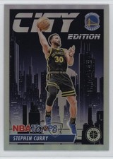 2023 Panini NBA Hoops Premium Stock City Edition Silver Prizm Stephen Curry 1sq1