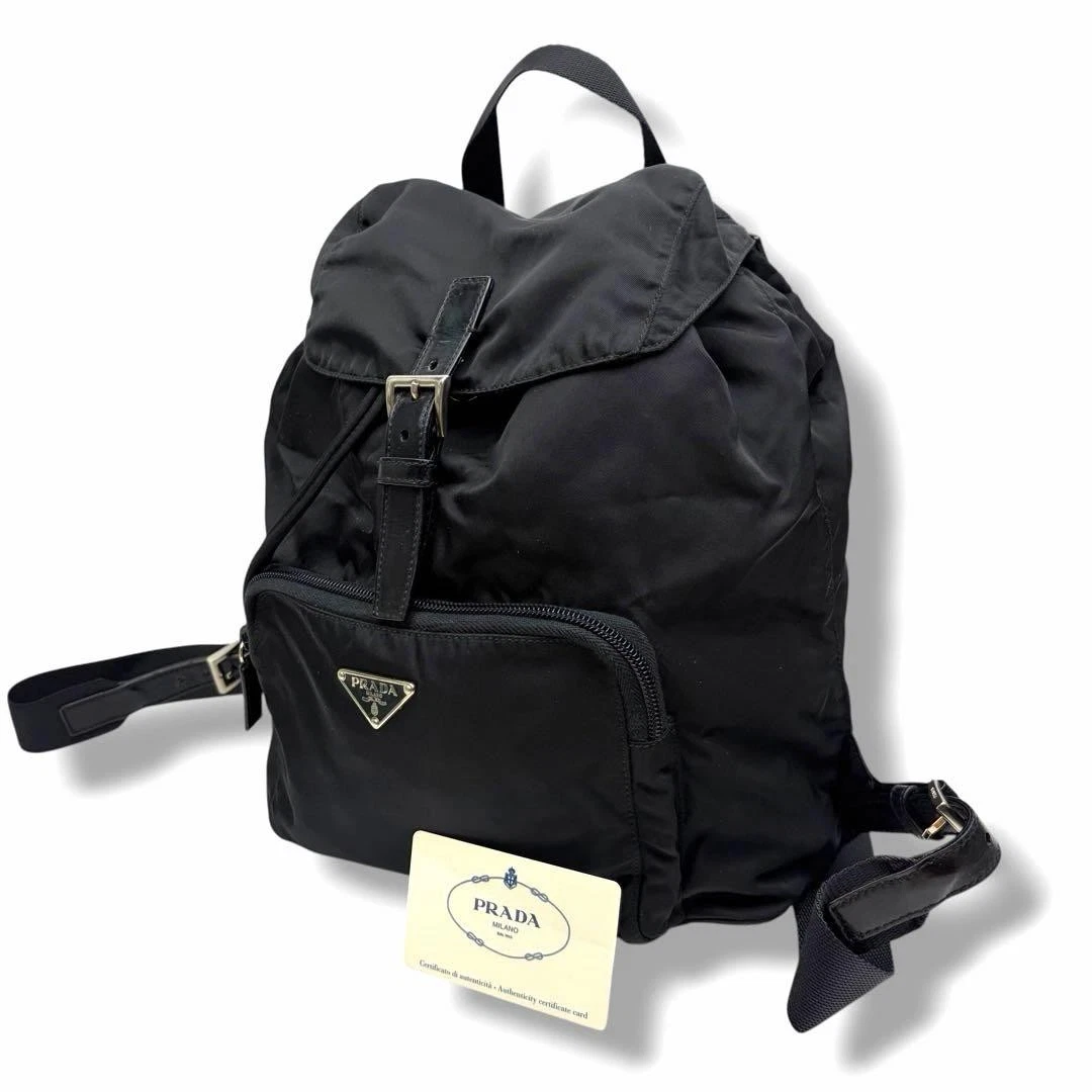 PRADA Nylon Exterior Backpack Bags & Handbags for Women for sale