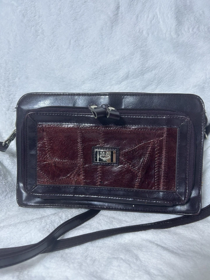 Cartera de cuero vintage Marc Chantal Foto 2 de 4