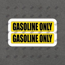 Gasoline Only Vinyl Sticker Durable Decal for Cars, Fuel Pumps, and 290570