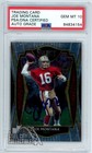Joe Montana 2020 Panini Select Premier Level Autograph Card #118 PSA/DNA 10