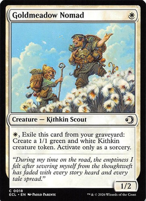 #ad #ad Goldmeadow Nomad 18 Lorwyn Eclipsed Magic the Gathering $1.59