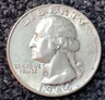 1964-D 25C WASHINGTON QUARTER 90% SILVER DENVER KM #164