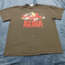 AKIRA Vintage Washed T-Shirt Black Size XL Anime Manga Reproduction Rare