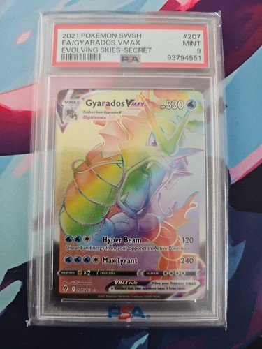 Gyarados VMAX graded PSA 9 for sale on eBay