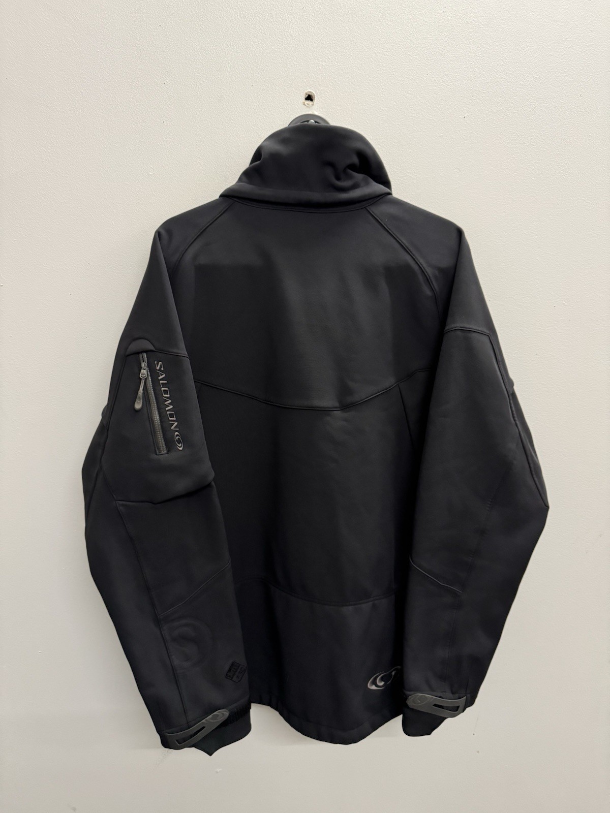 Giacca uomo vintage anni 00 Salomon Shell impermeabile foderata in pile taglia small