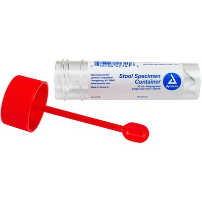 Dynarex Stool Specimen Container (100/Case)
